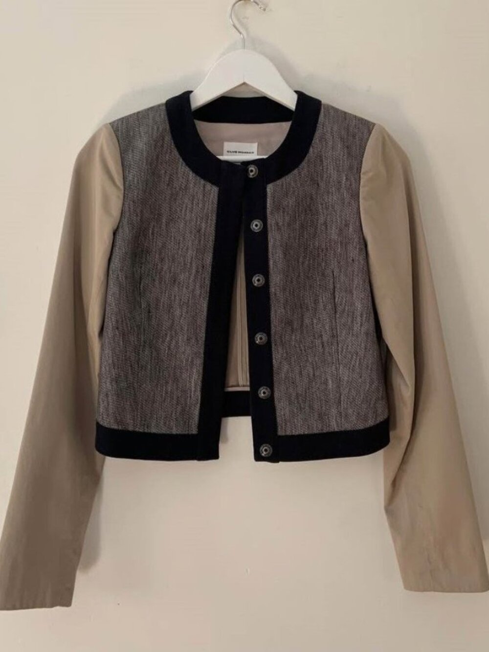 Club Monaco Linen Cotton Blend Blazer